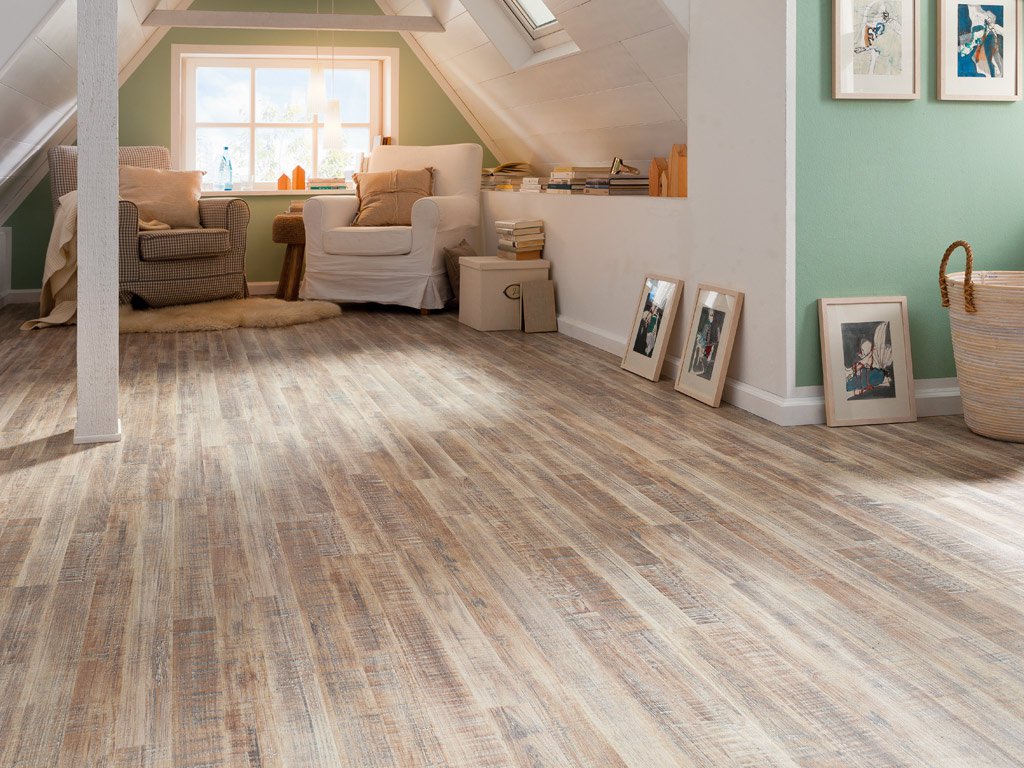 Ламинат Haro Tritty 75 Рубиния Бело-Песочная 530287 фото в интерьере